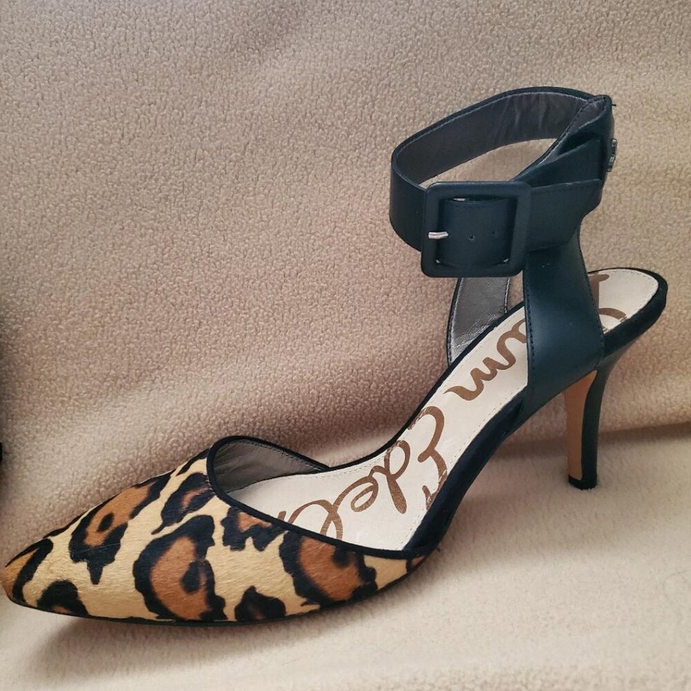 Sam Edelman Ankle Strap Heels Size 6.5 - Picture 2 of 3